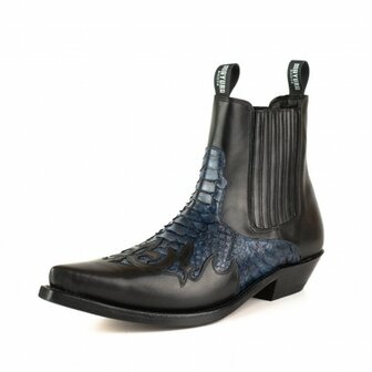 Mayura Boots ROCK 2500 Box Negro Pit&oacute;n Azul