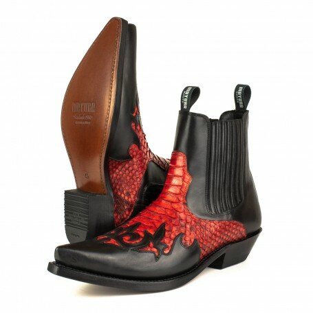 Mayura Boots ROCK 2500 Black Box Red Python